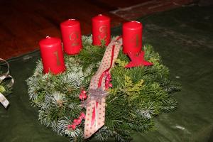 Adventskranz Kerzen