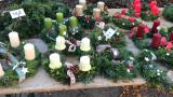 Adventskränze in allen Größen und Farben